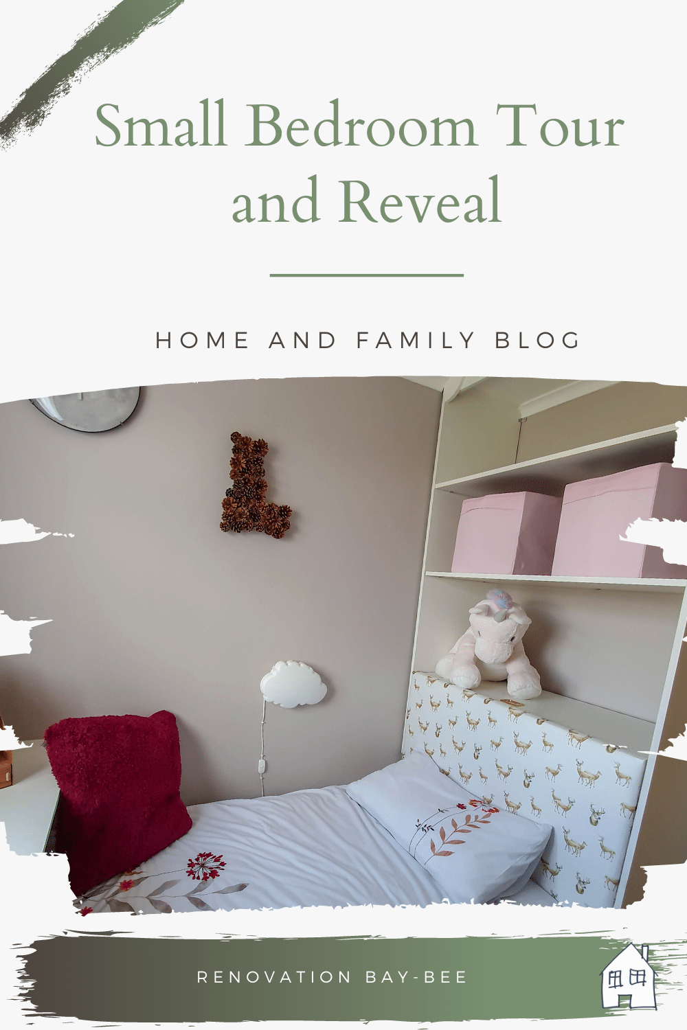 small bedroom tour and reveal