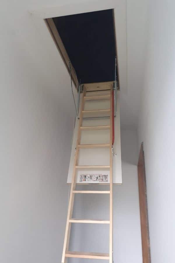 home storage tips attic ladder