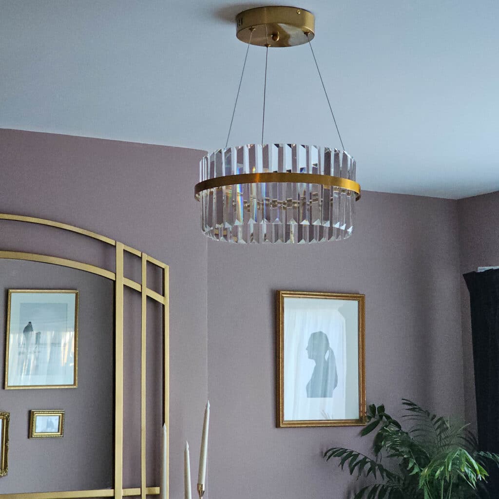 Pagazzi Camburn Brushed Gold Halo LED Pendant